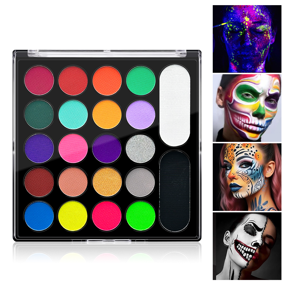 22 Color Face Body Painting Ki - مراجعة Cosplay Prop Paint وسعره