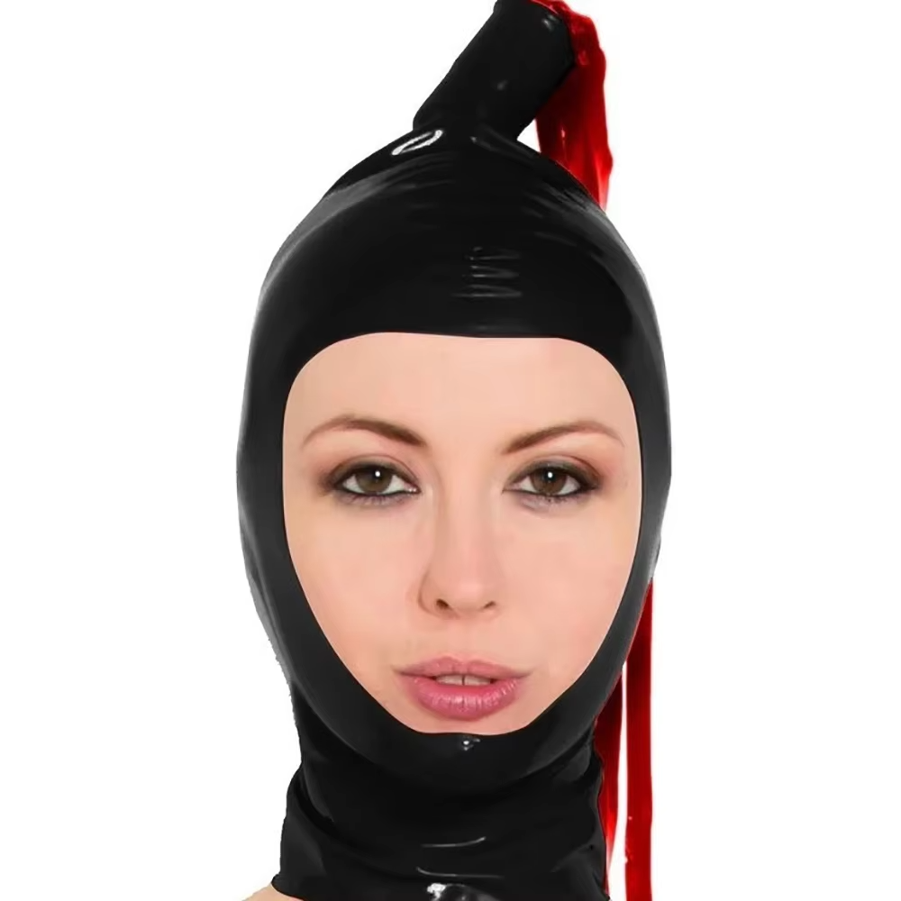 Black Latex Hood with Latex Po - مراجعة Cosplay Prop Paint وسعره