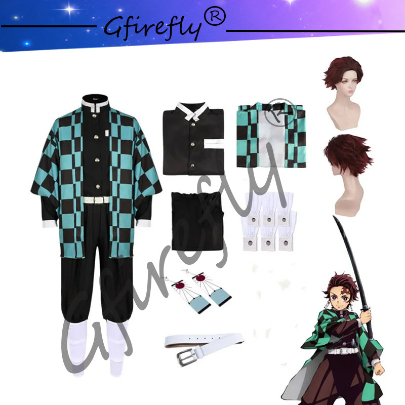 Kamado Tanjirou Cosplay Costum - مراجعة Cosplay Prop Katana وسعره