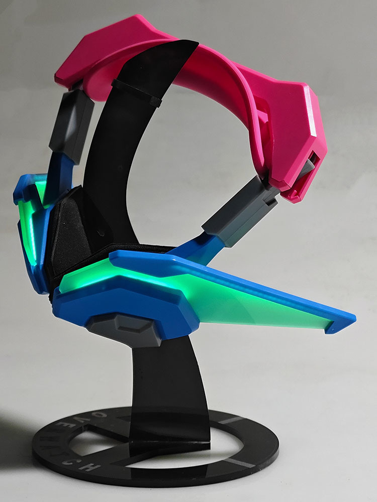 MMGG Game Overwatches D.Va Mus - مراجعة Dva Cosplay Prop وسعره