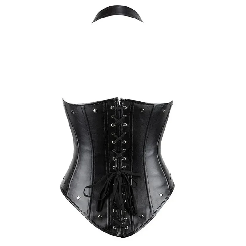 Leather Underbust Corset Tops  - مراجعة Boning Corset Steel وسعره