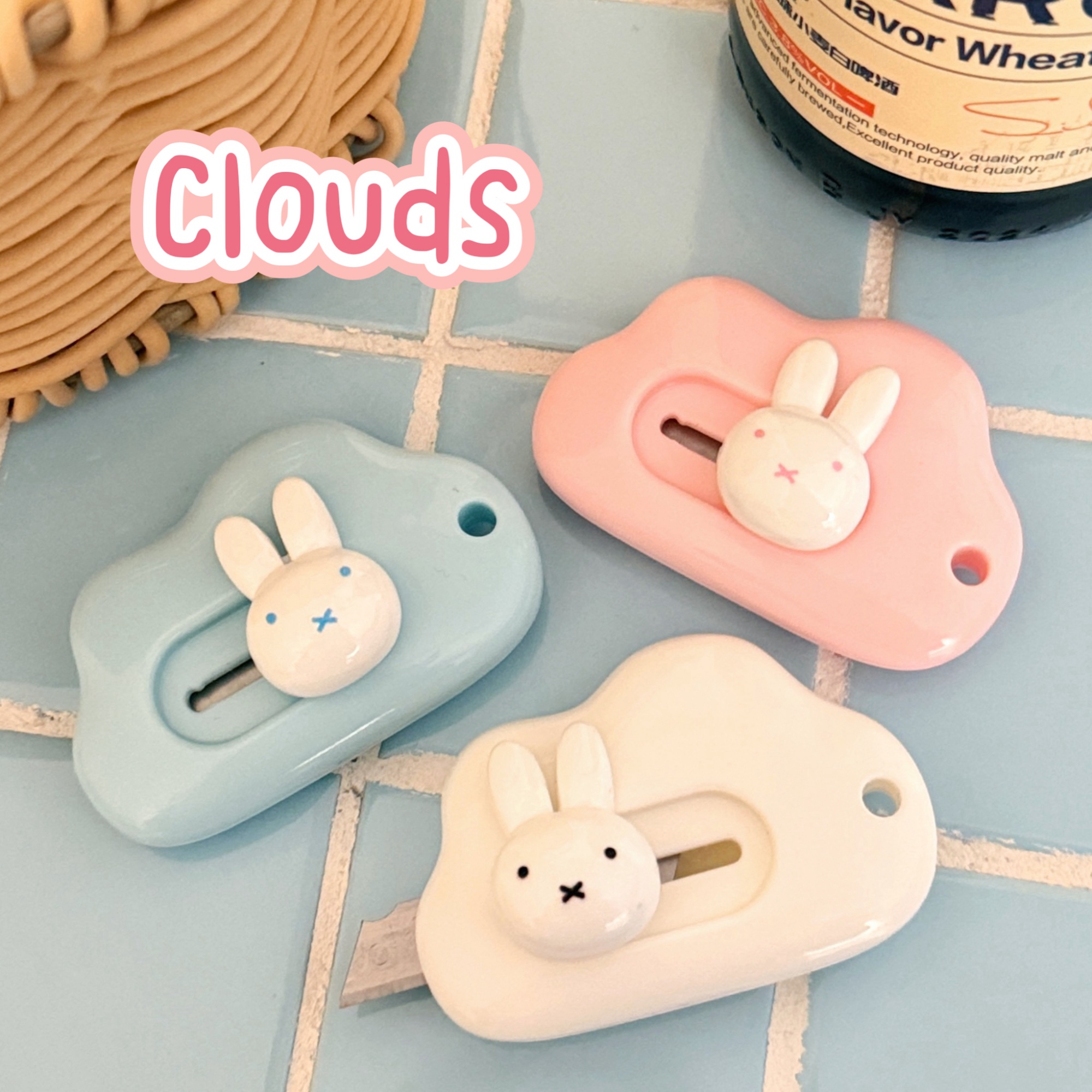 HOT Selling 1/3 Pcs Cute Miffy - مراجعة Cosplay Prop Knife وسعره