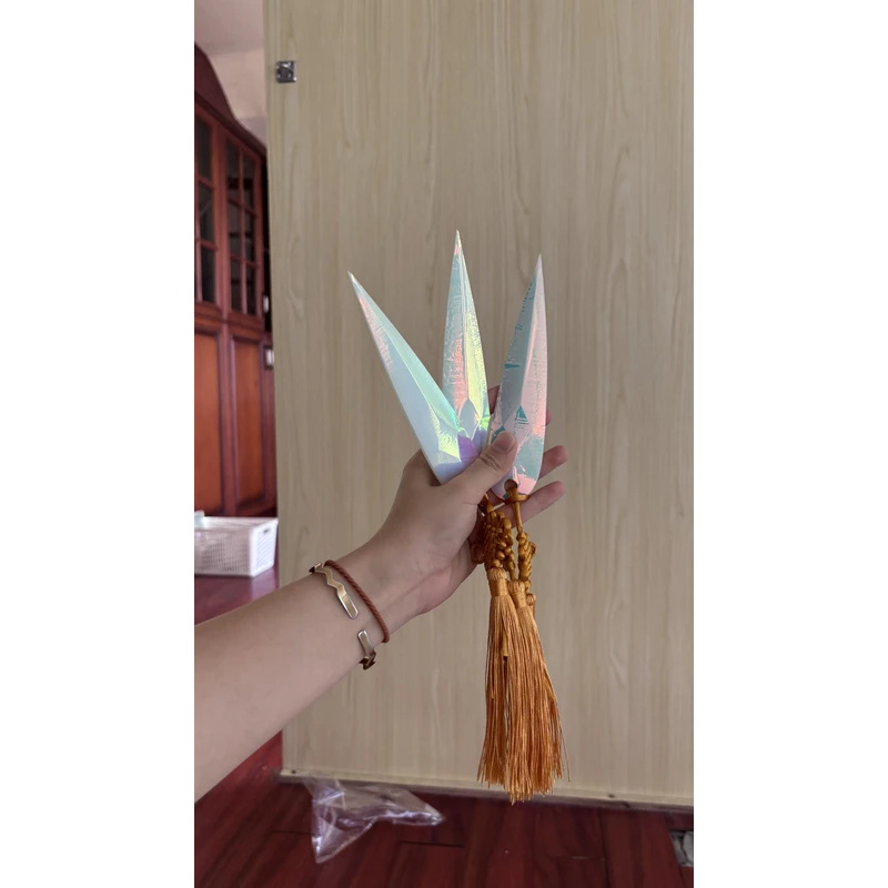 CyAnime KPop HUNTR/X Zoey Cosp - مراجعة Cosplay Prop Knife وسعره