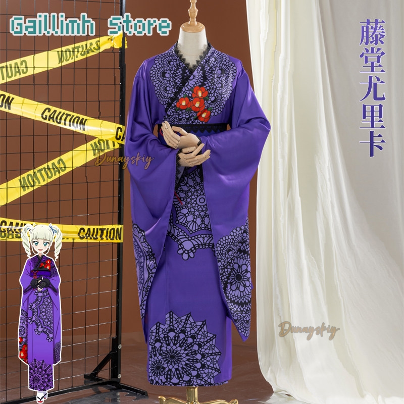 Aikatsu! Yurika Toudou Yukata  - مراجعة Cosplay Prop Pattern وسعره