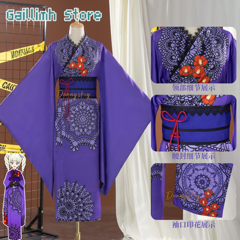 Aikatsu! Yurika Toudou Yukata  - مراجعة Cosplay Prop Pattern وسعره