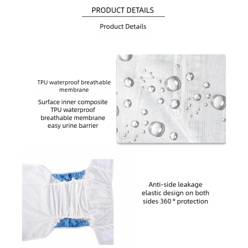 Reusable Washable Adult Cloth  - مراجعة Velcro Hook Loop وسعره