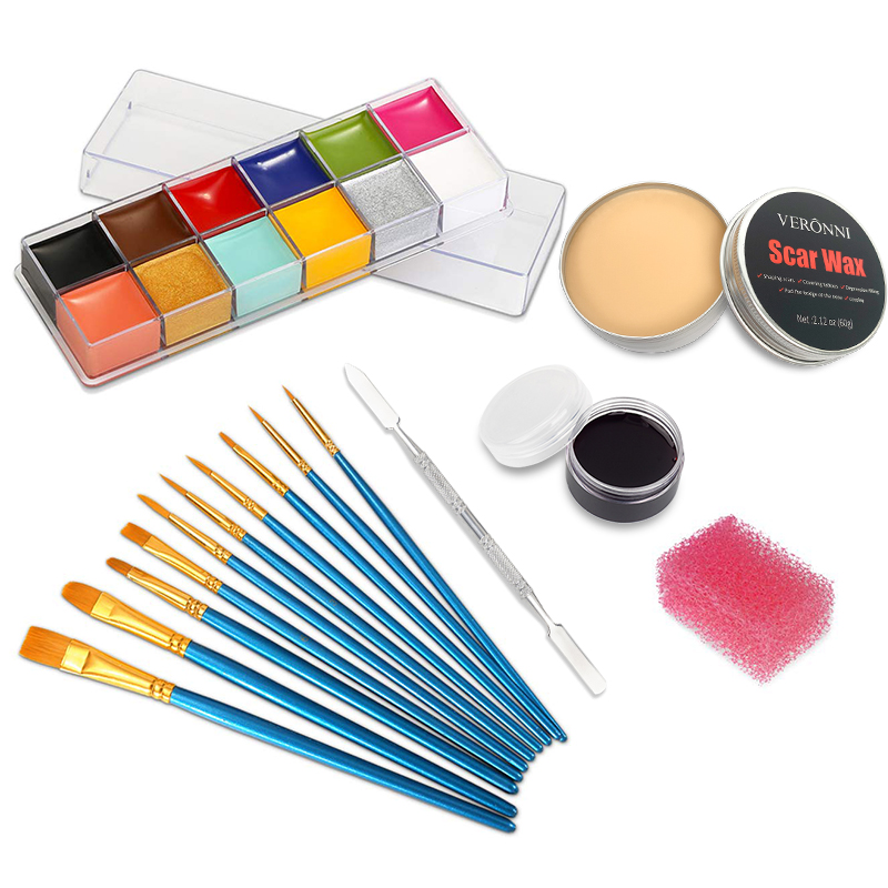 SFX Makeup Kit 20 Colors Face  - مراجعة Body Paint Sfx وسعره