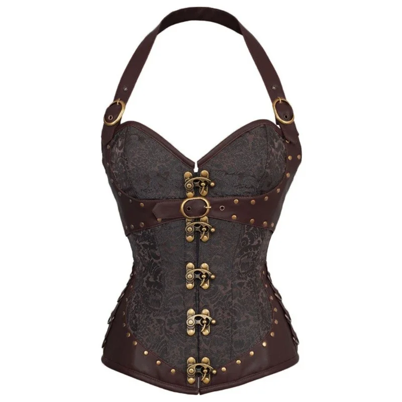 Steampunk Corset Top Steel Bon - مراجعة Boning Corset Steel وسعره