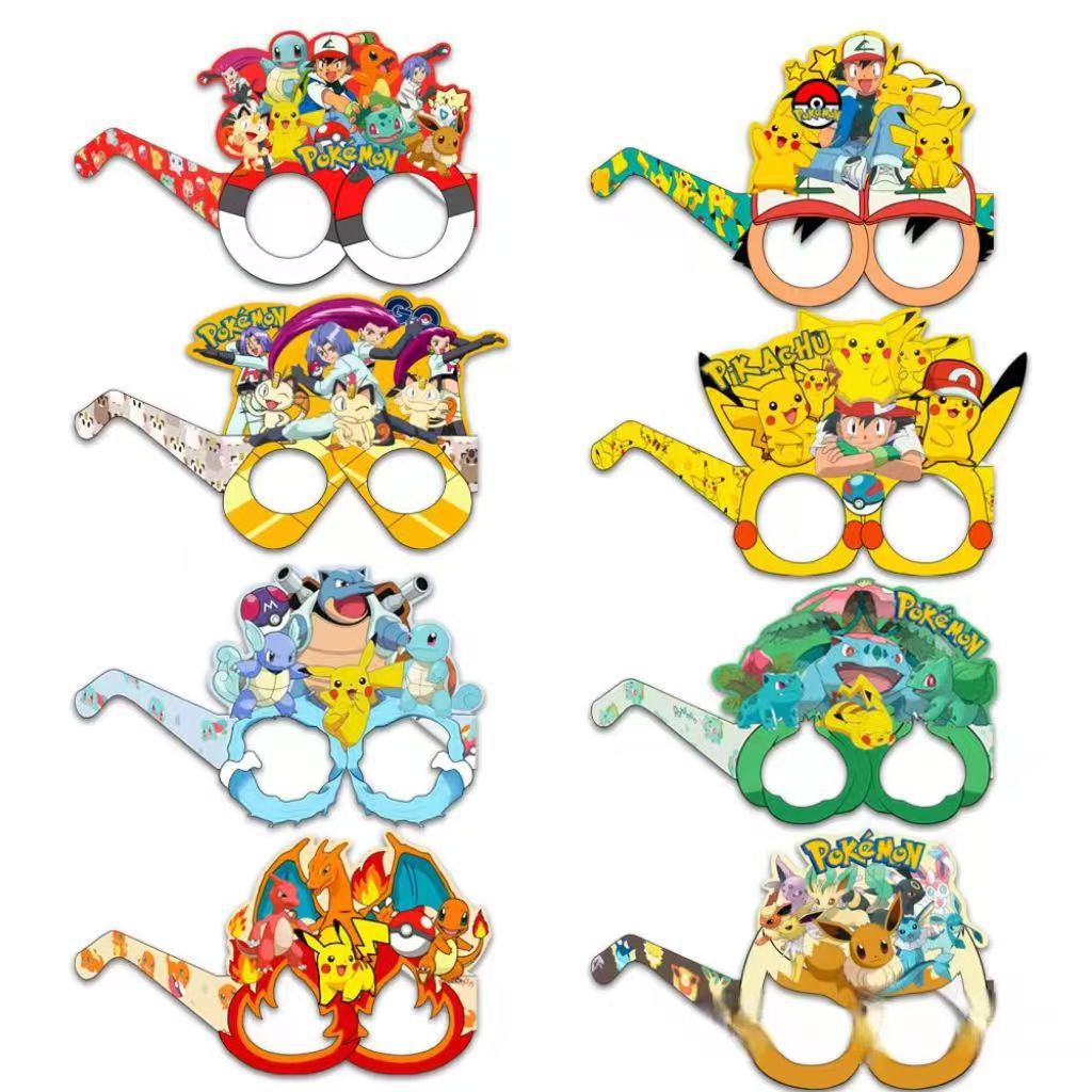 Pokémon-themed paper glasses.  - مراجعة Prop For Cosplay وسعره