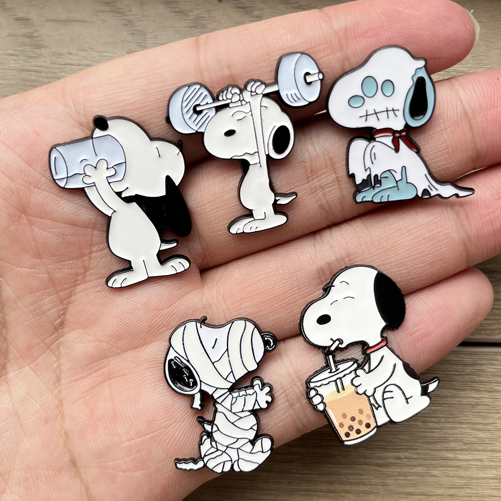 8/10/11pcs Puppy Dog Enamel Pi - مراجعة Cosplay Prop Bag وسعره