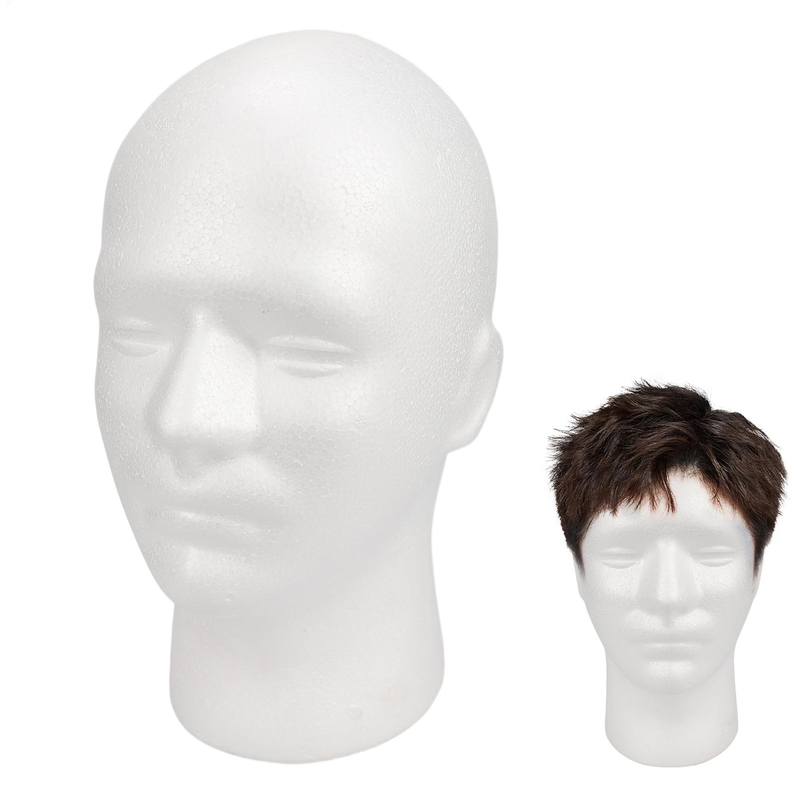Mannequin Head Men's Hats Show - مراجعة Cosplay Prop Foam وسعره