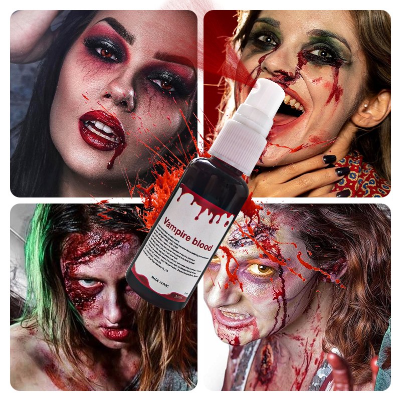 Halloween Fake Blood Makeup Ki - مراجعة Body Paint Sfx وسعره