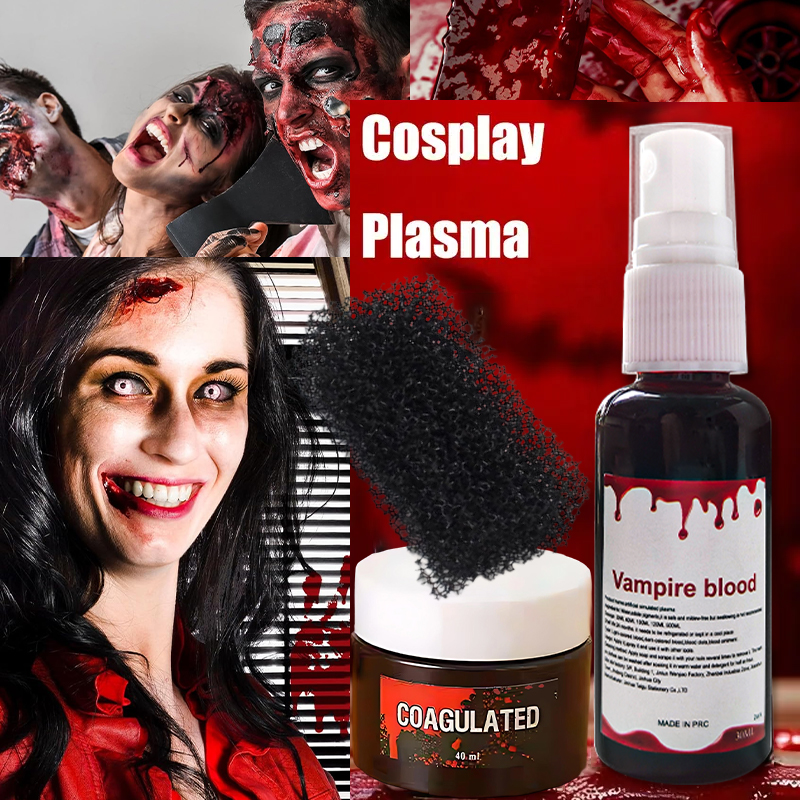 Halloween Fake Blood Makeup Ki - مراجعة Body Paint Sfx وسعره