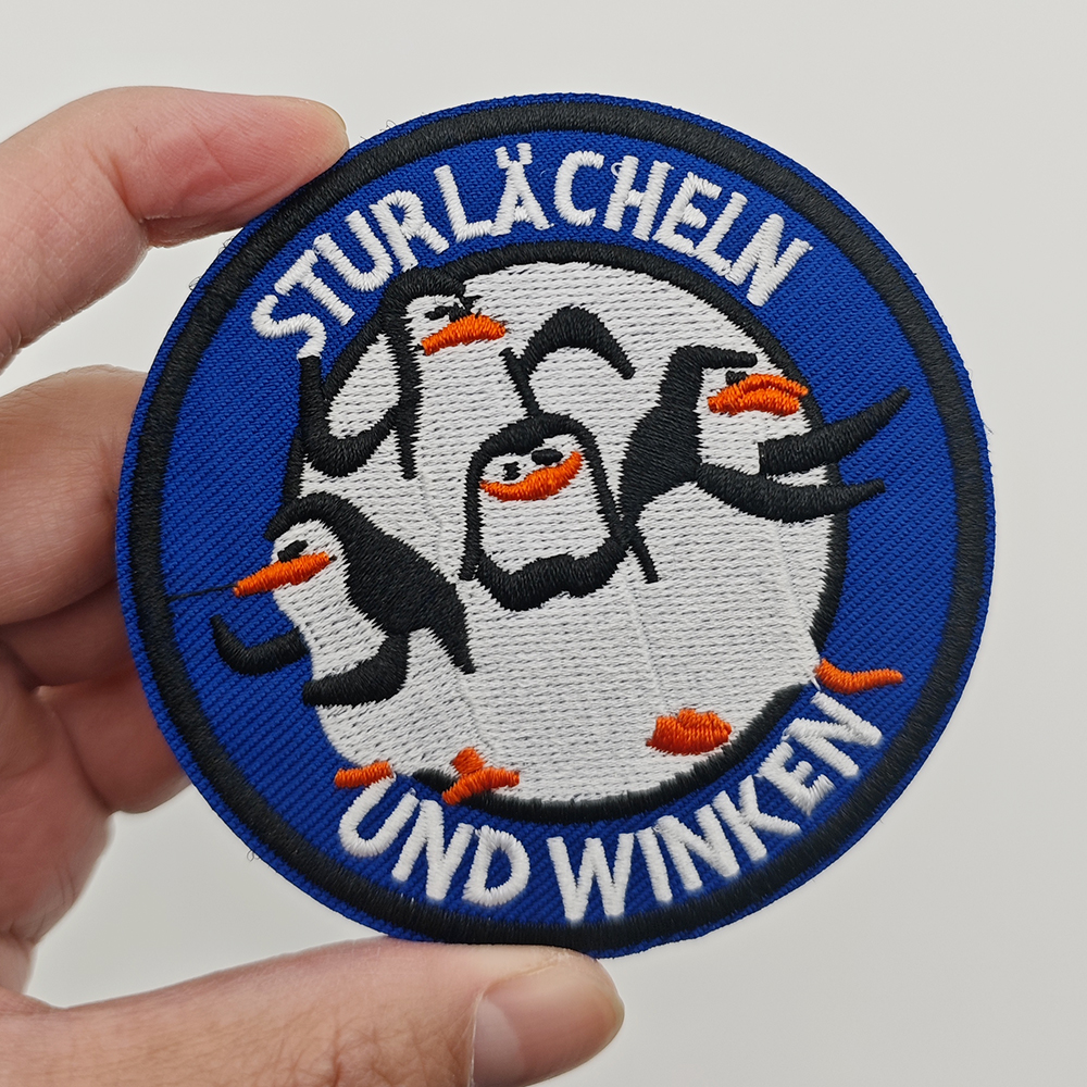 Novelty Cartoon Penguin Embroi - مراجعة Velcro Hook Loop وسعره
