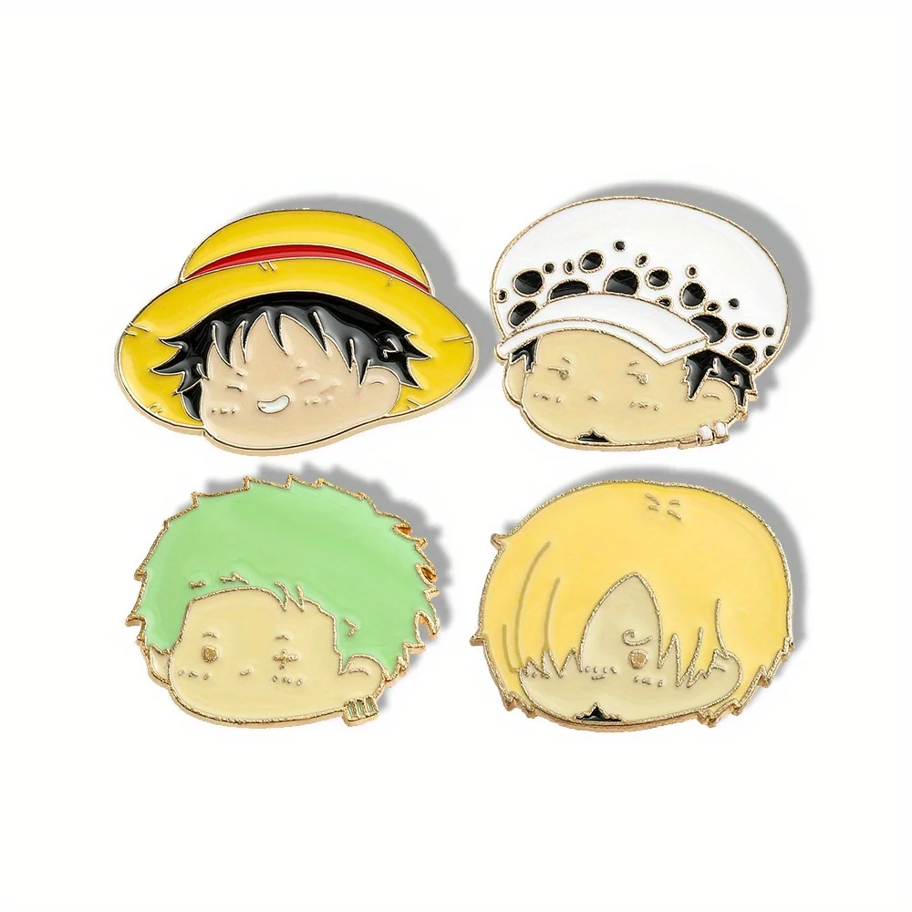 4 Pcs Anime Character Brooch S - مراجعة Cosplay Prop Bag وسعره