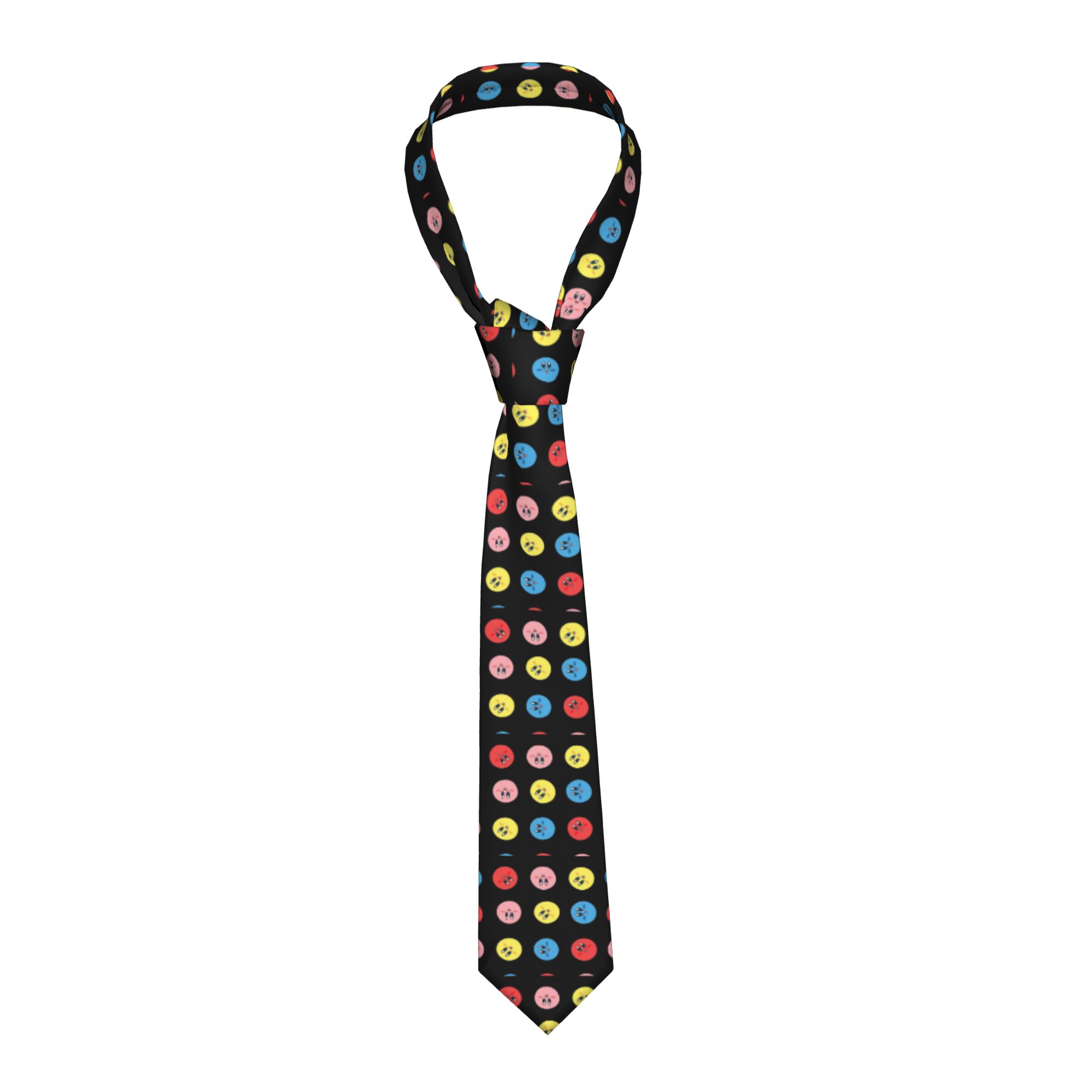 Rolling Kirby Pattern Neckties - مراجعة Cosplay Prop Pattern وسعره