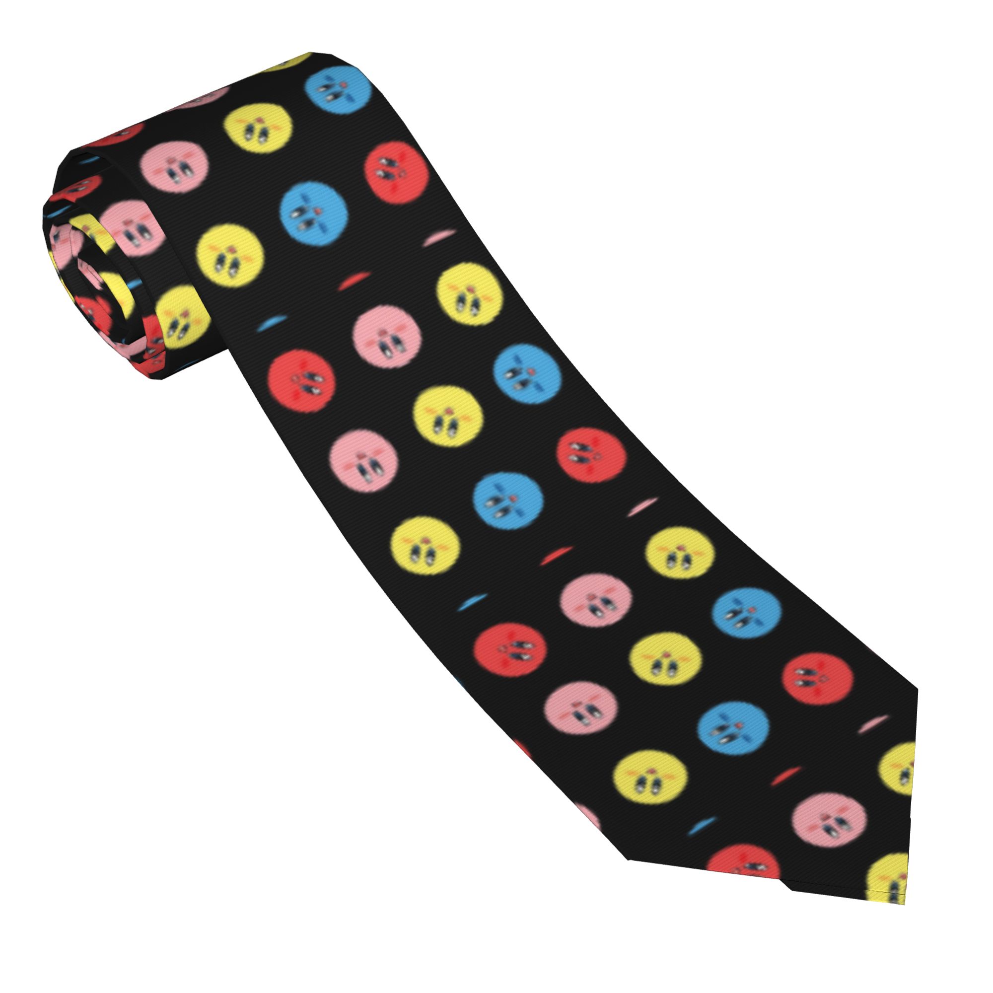Rolling Kirby Pattern Neckties - مراجعة Cosplay Prop Pattern وسعره