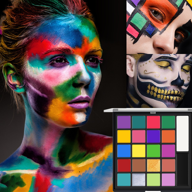22-Color Face Body Paint Set O - مراجعة Body Paint Sfx وسعره