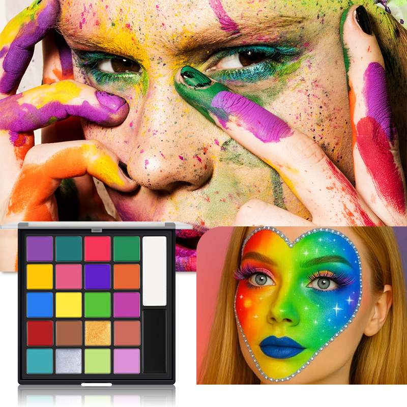 22-Color Face Body Paint Set O - مراجعة Body Paint Sfx وسعره