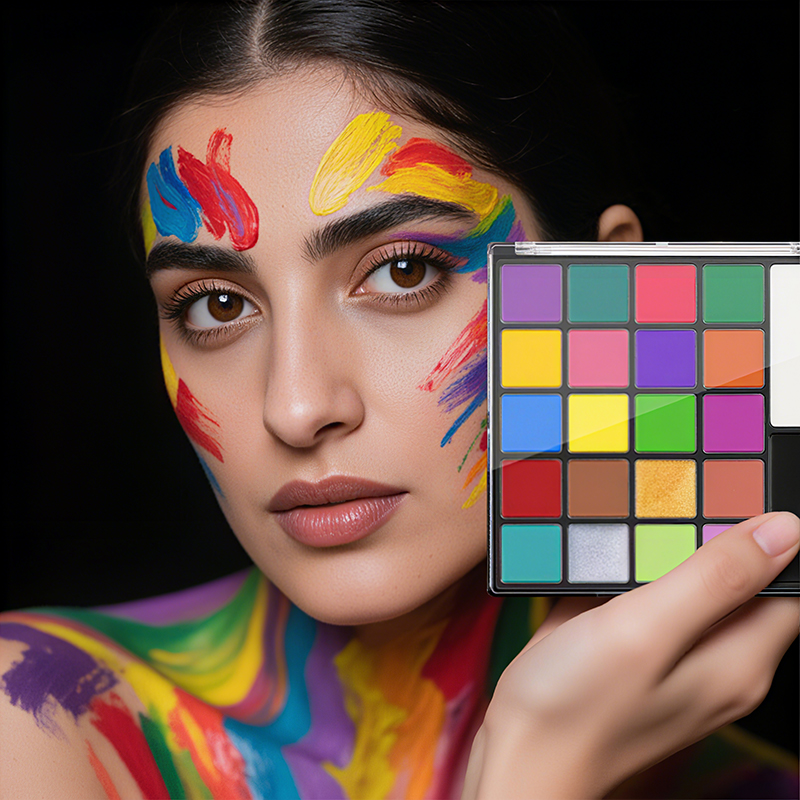 22-Color Face Body Paint Set O - مراجعة Body Paint Sfx وسعره