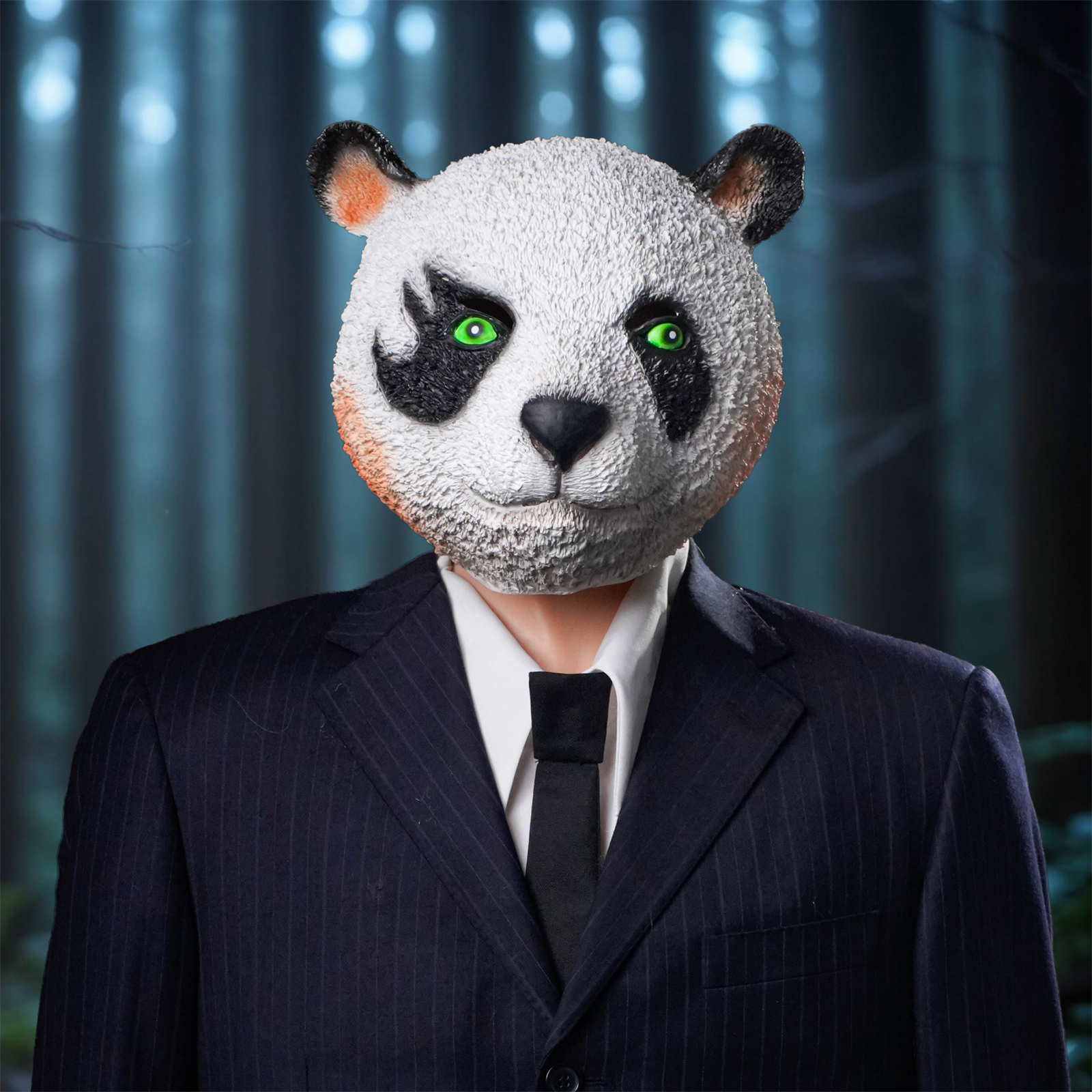Panda Latex Mask - Movie-Grade - مراجعة Cosplay Prop Paint وسعره