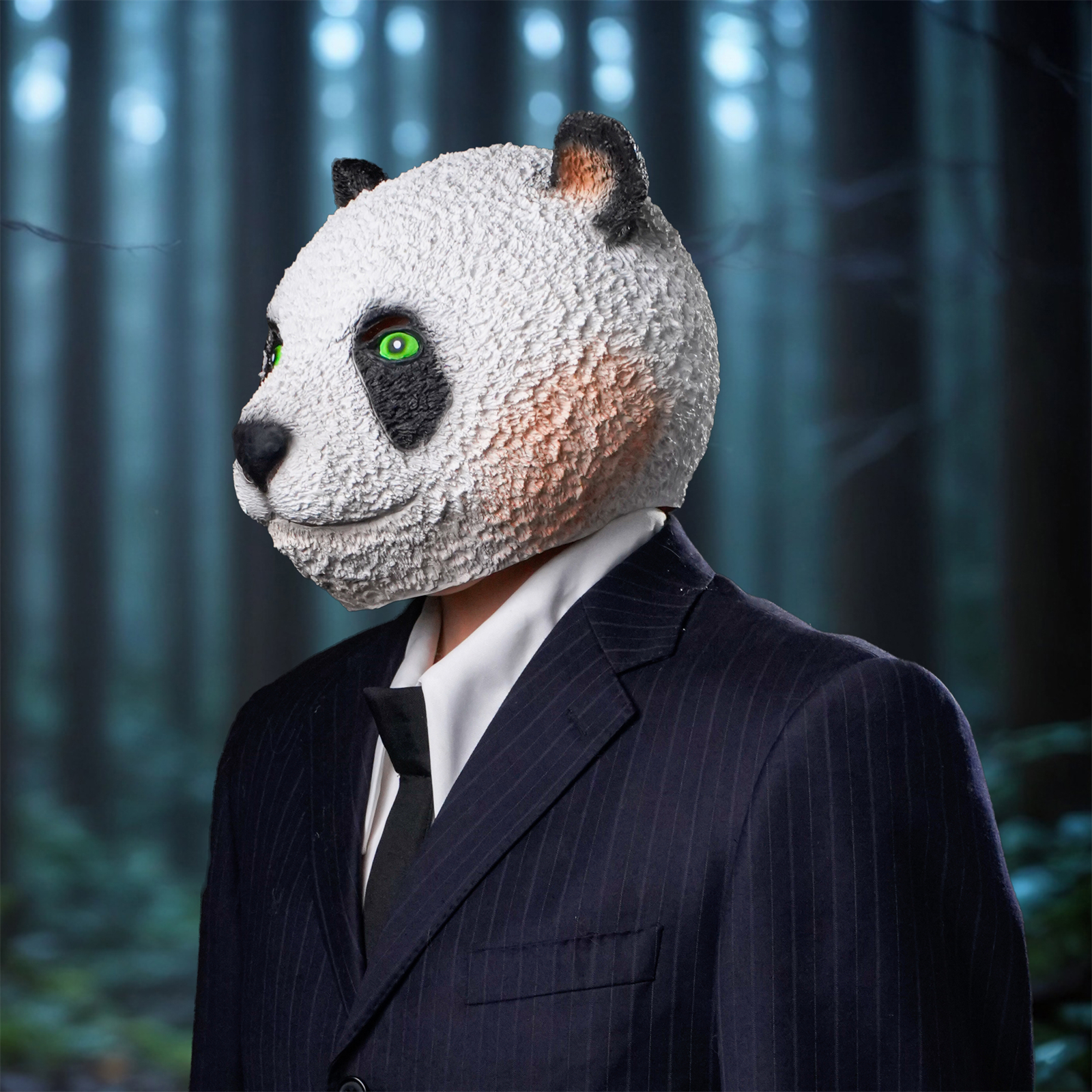 Panda Latex Mask - Movie-Grade - مراجعة Cosplay Prop Paint وسعره