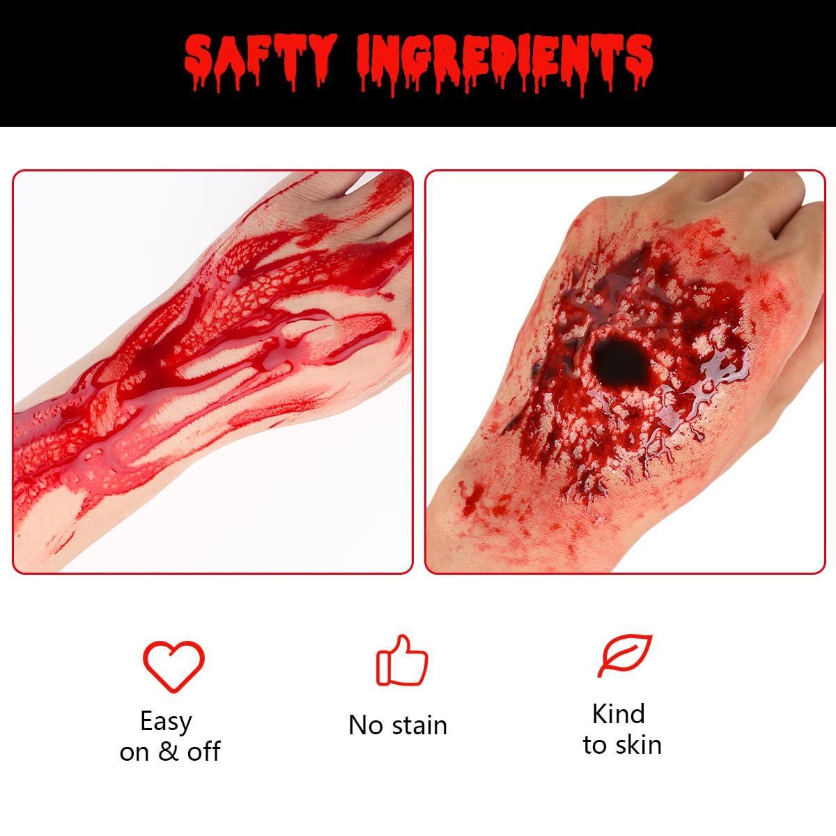 Bowitzki Fake Blood 3PCS Stage - مراجعة Body Paint Sfx وسعره