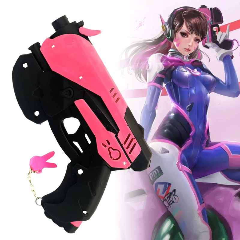 Real Size D.Va Pistol Gun Weap - مراجعة Dva Cosplay Prop وسعره