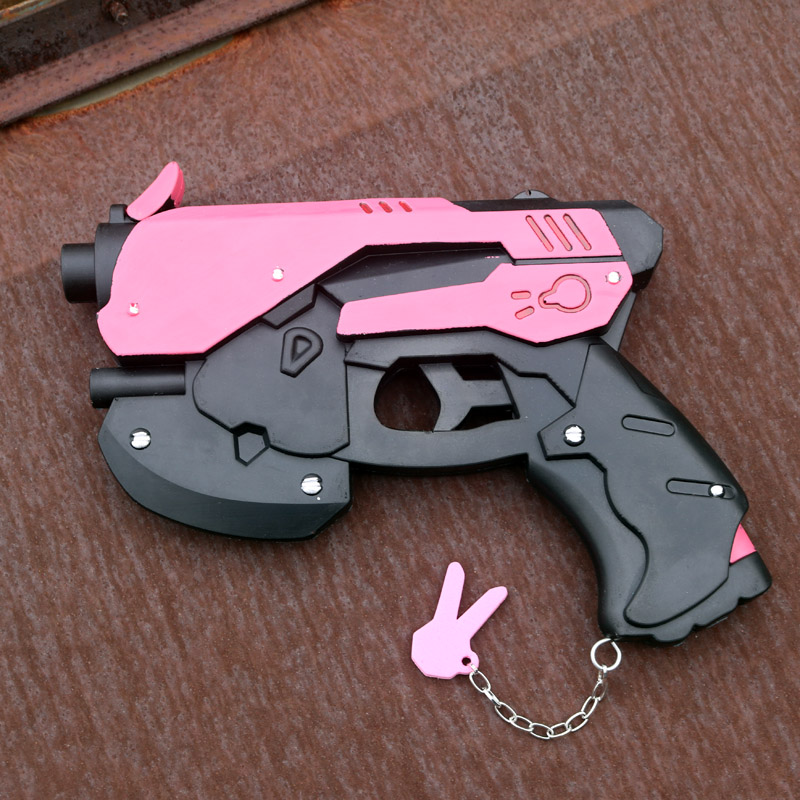 Real Size D.Va Pistol Gun Weap - مراجعة Dva Cosplay Prop وسعره