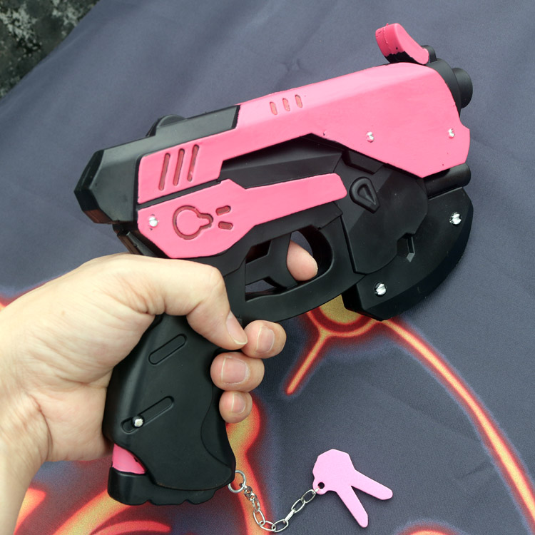 Real Size D.Va Pistol Gun Weap - مراجعة Dva Cosplay Prop وسعره