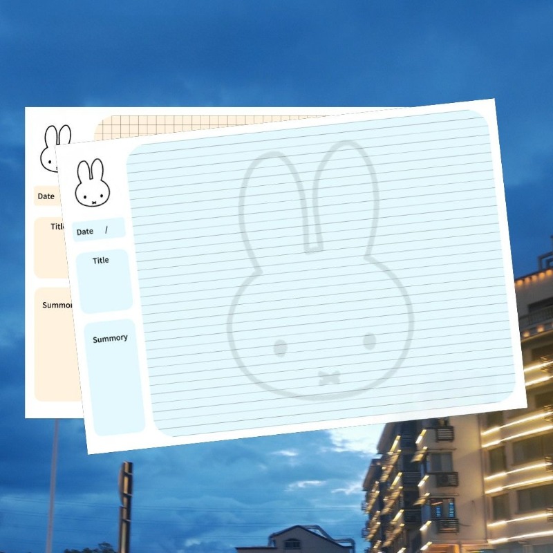 Miffy Bunny Ins Minimalist Sti - مراجعة Cosplay Prop Book وسعره