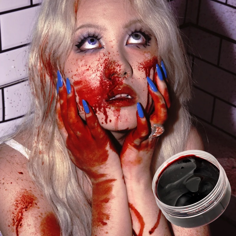 1/3pcs Halloween Blood Gel Lon - مراجعة Cosplay Prop Painting وسعره