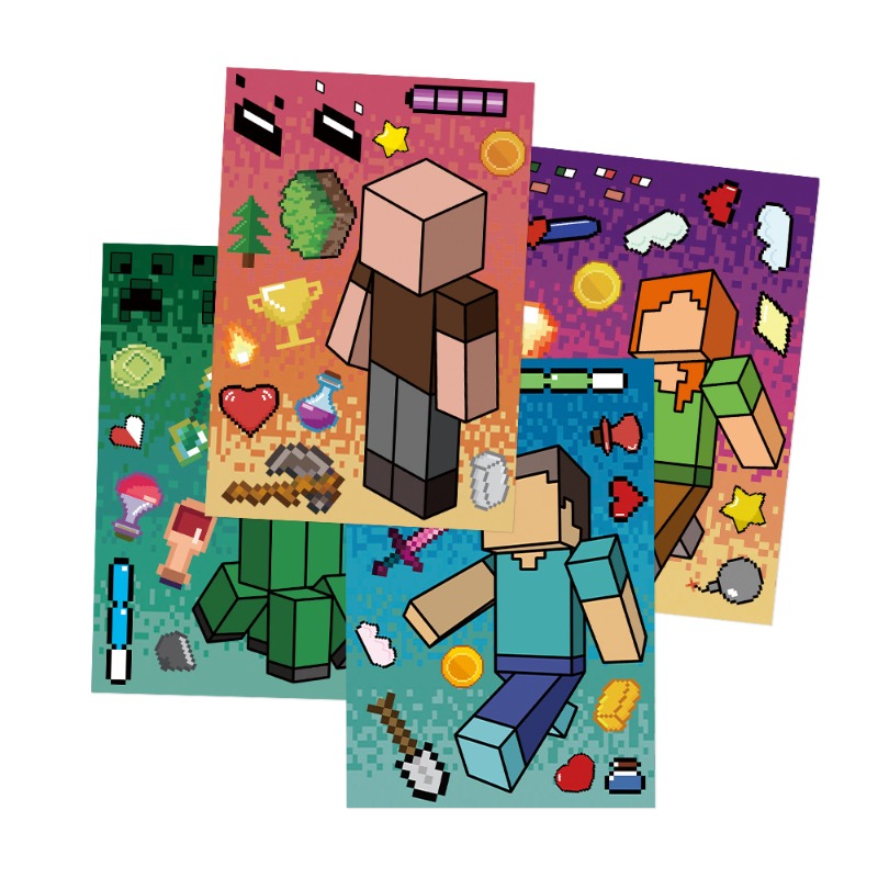 8PCS Hot Game Minecrafts Serie - مراجعة Cosplay Prop Diy وسعره
