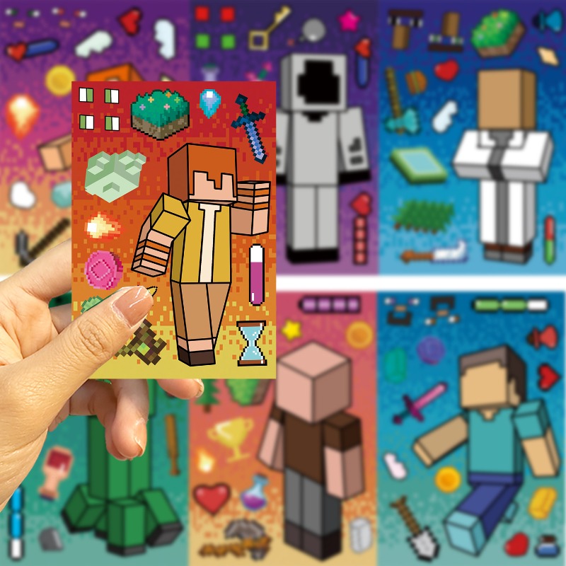 8PCS Hot Game Minecrafts Serie - مراجعة Cosplay Prop Diy وسعره