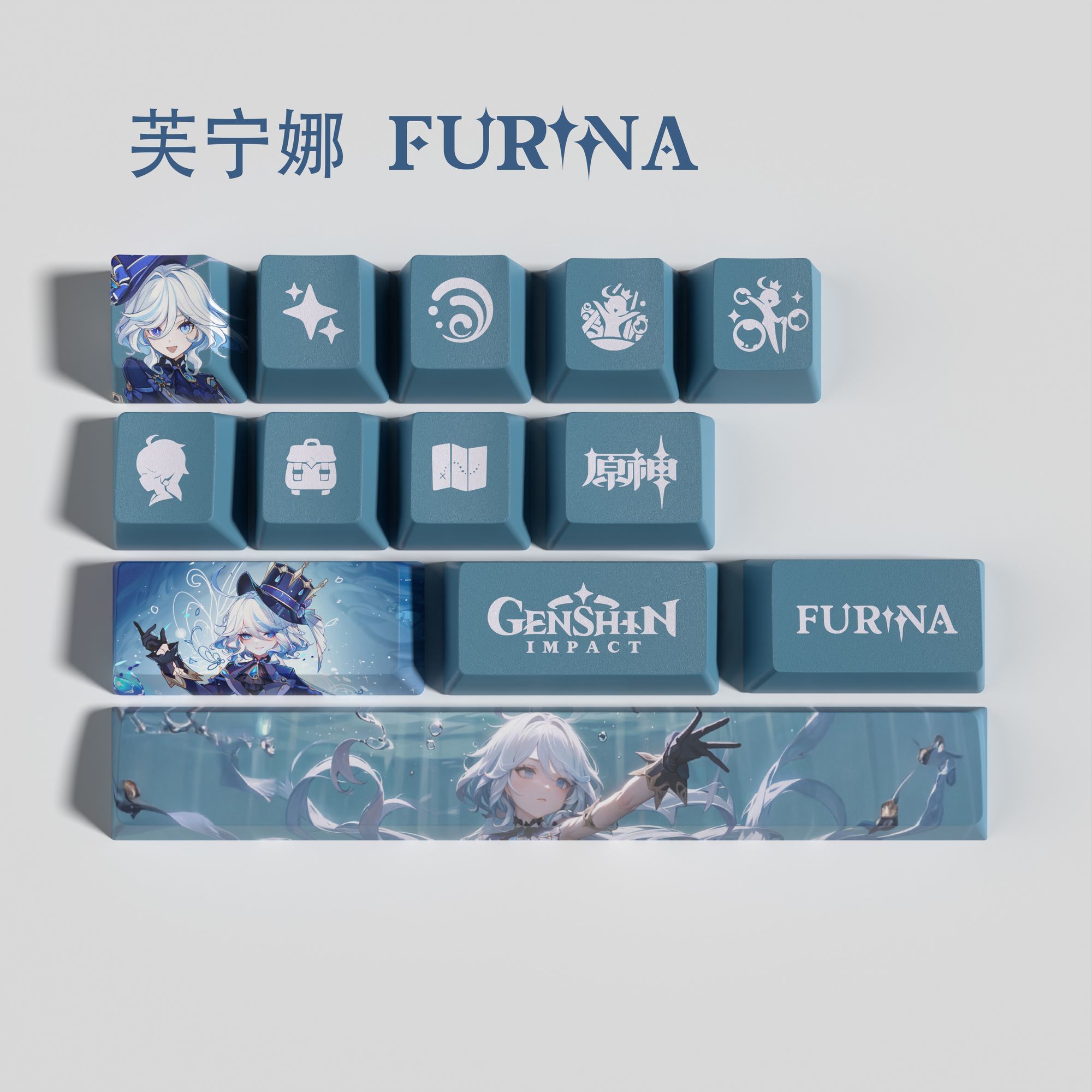 Genshin Impact Keycap New 13 K - مراجعة Cosplay Prop Designer وسعره
