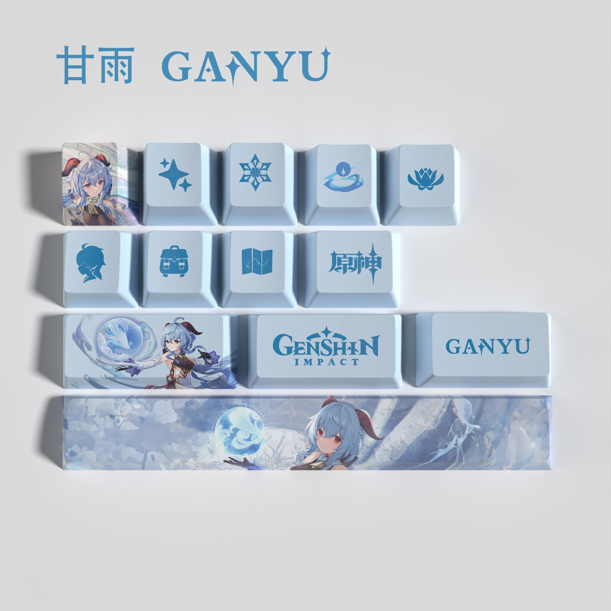 Genshin Impact Keycap New 13 K - مراجعة Cosplay Prop Designer وسعره