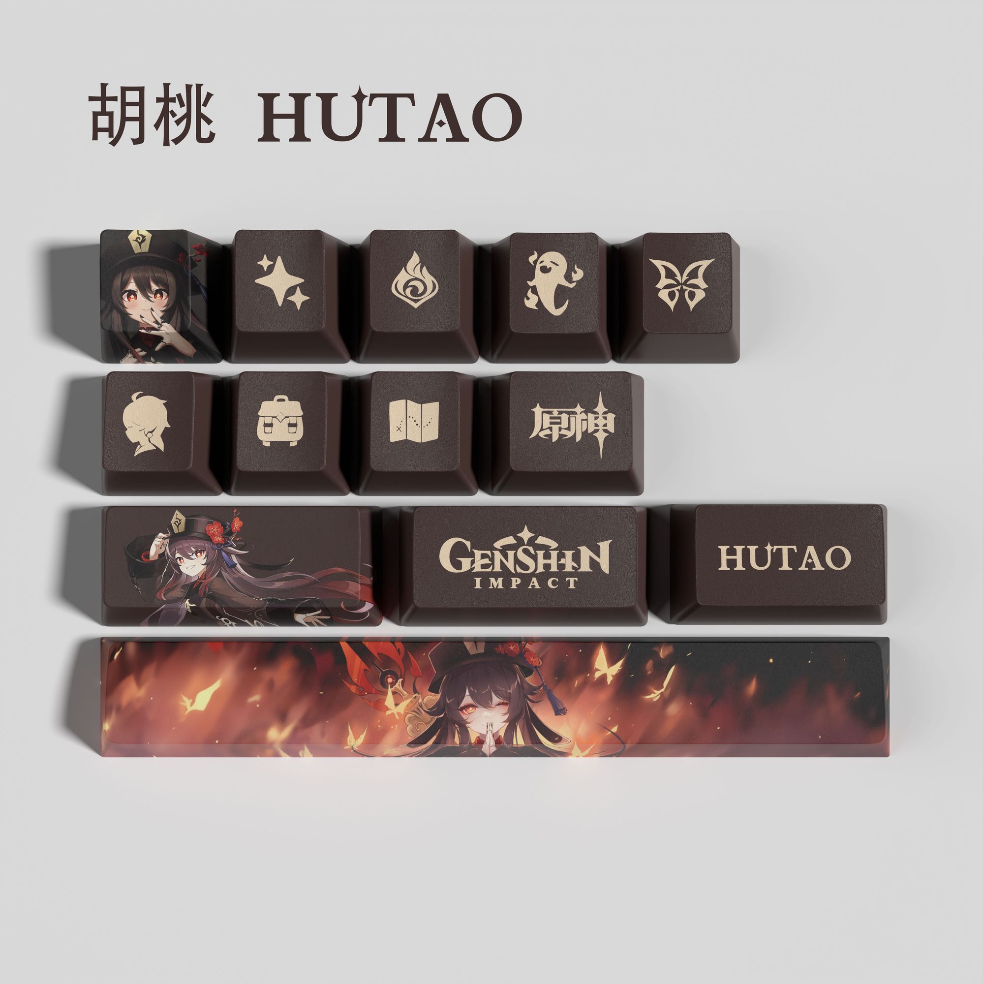 Genshin Impact Keycap New 13 K - مراجعة Cosplay Prop Designer وسعره