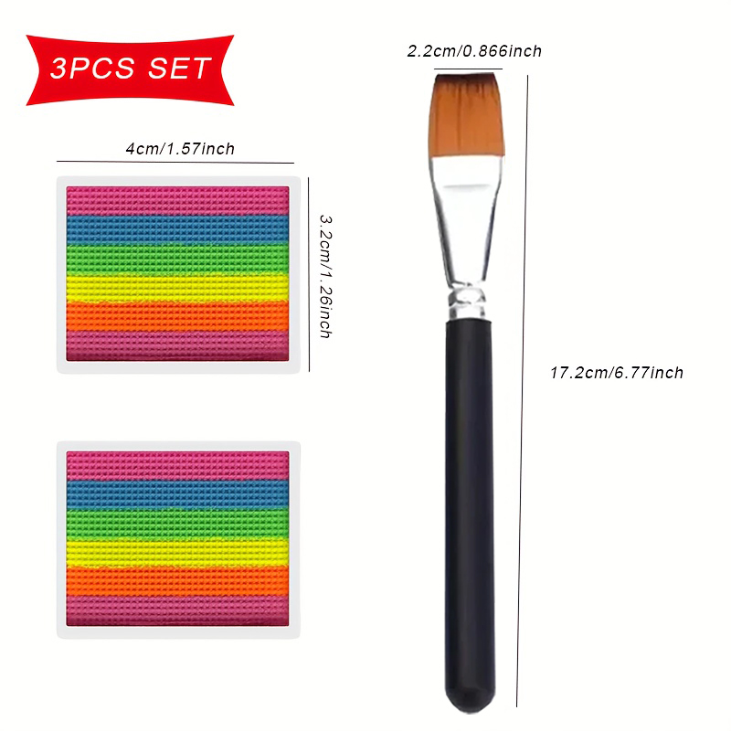 Rainbow Face and Body Paint Se - مراجعة Body Paint Sfx وسعره