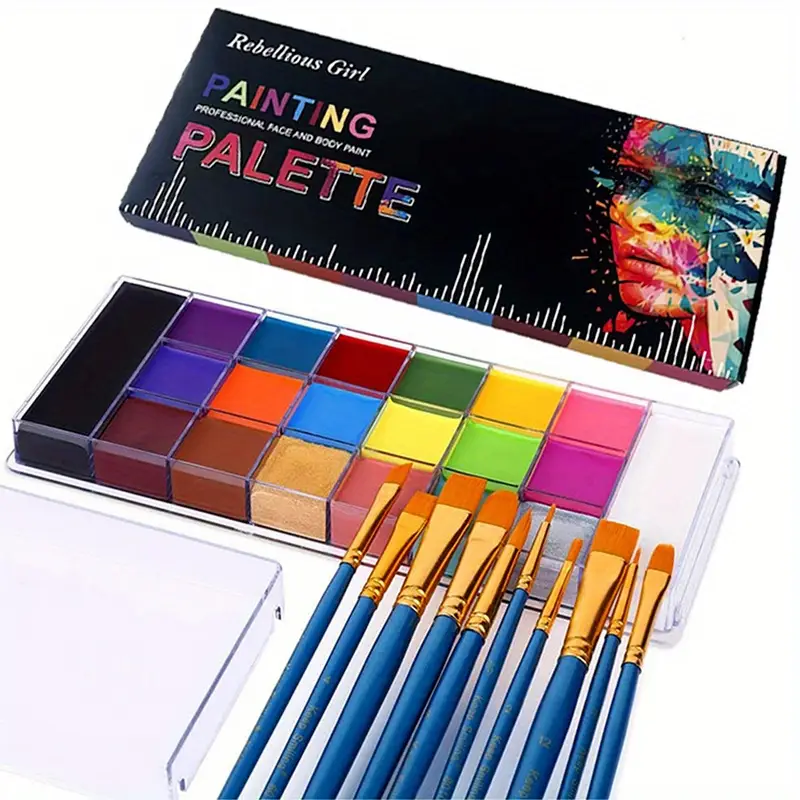 20 Color Face & Body Paint Pal - مراجعة Body Paint Sfx وسعره