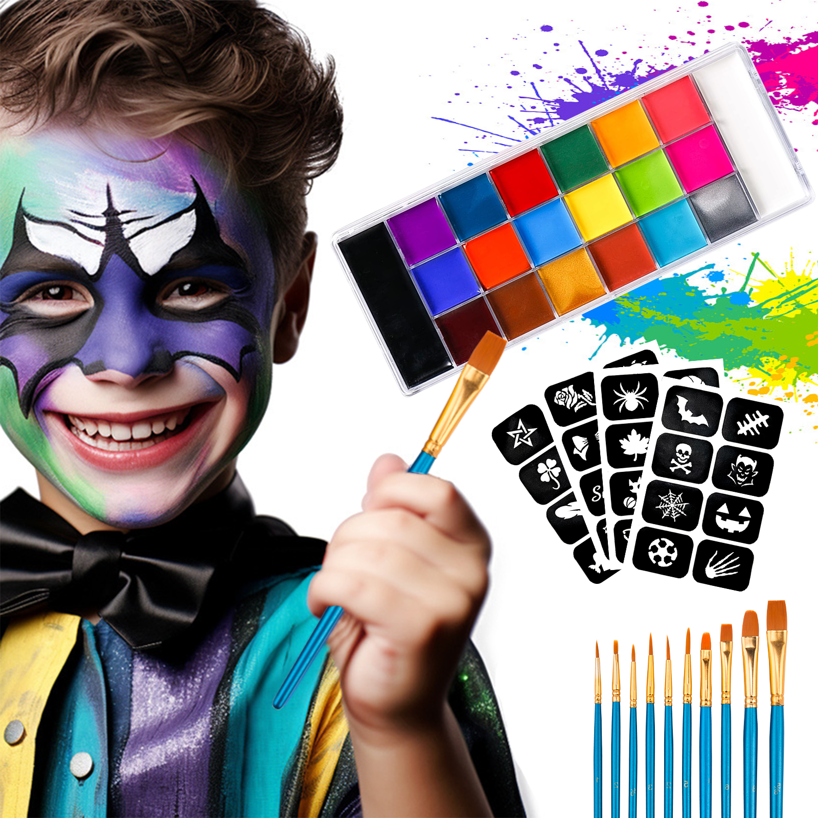 20 Color Face & Body Paint Pal - مراجعة Body Paint Sfx وسعره