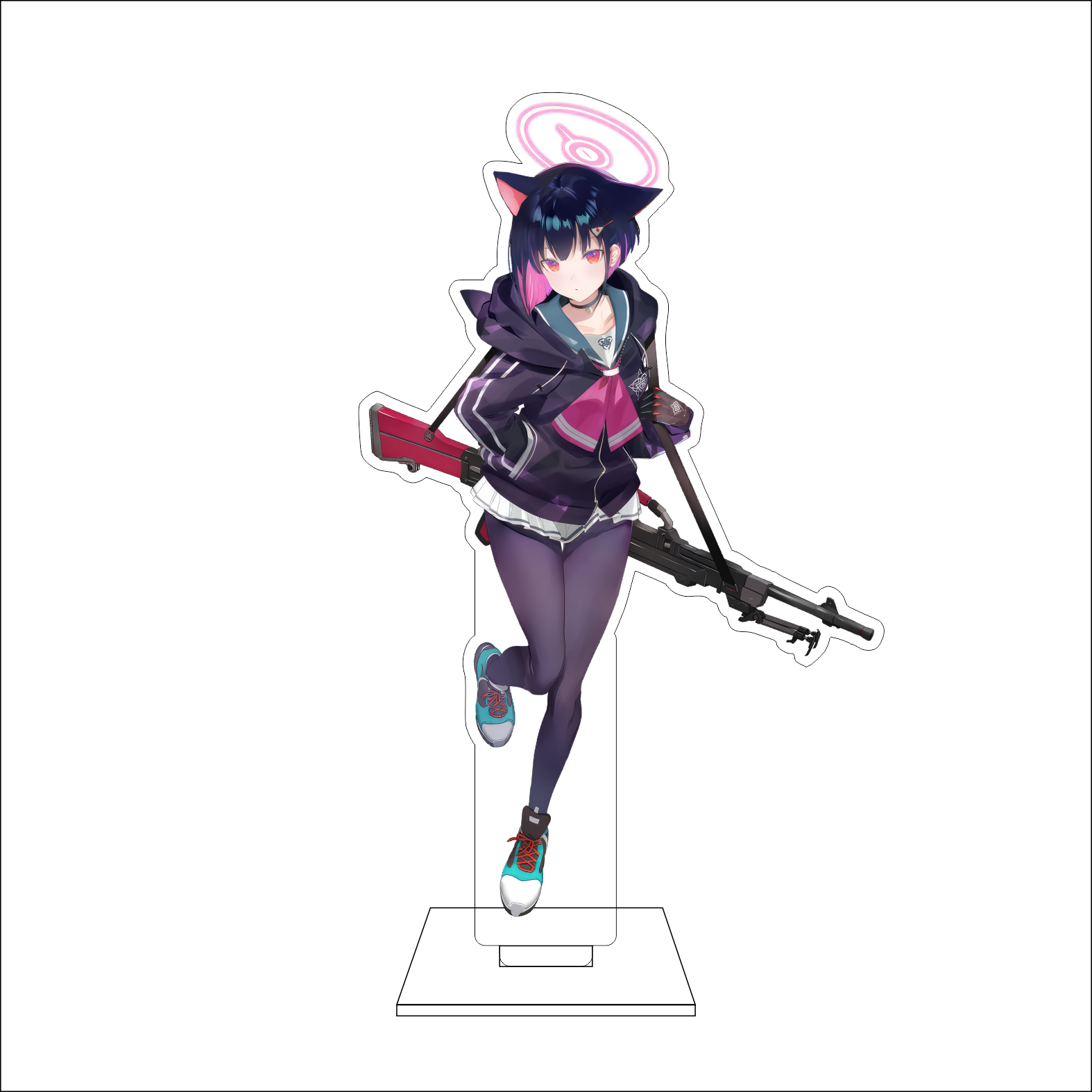 16CM Anime Blue Archive Cospla - مراجعة Anime Cosplay Prop وسعره