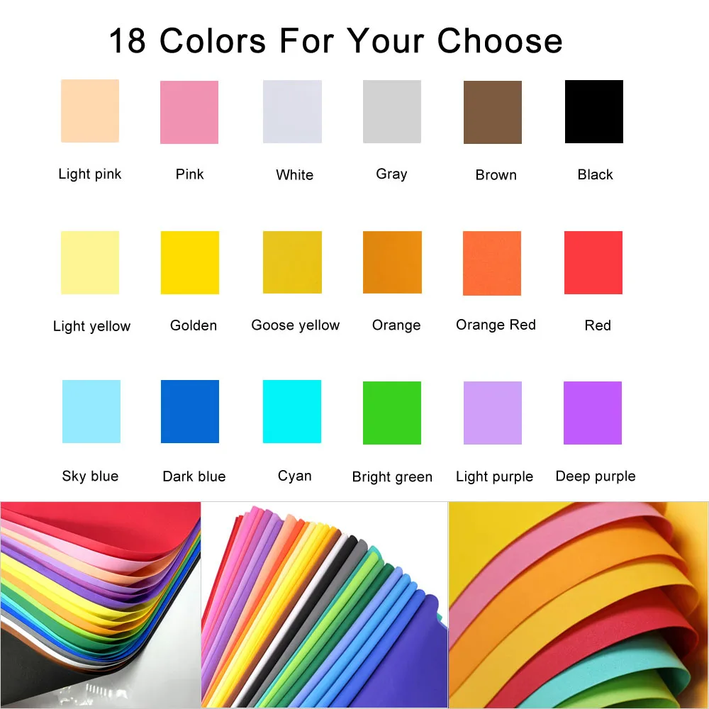 1/18Pcs Colorful EVA Foam Shee - مراجعة Cosplay Prop Foam وسعره