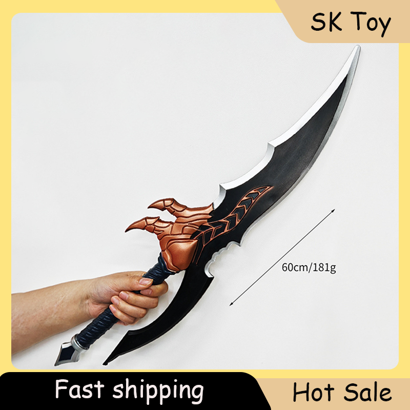 60cm Anime Sung Jinwoo Knight  - مراجعة Cosplay Prop Katana وسعره