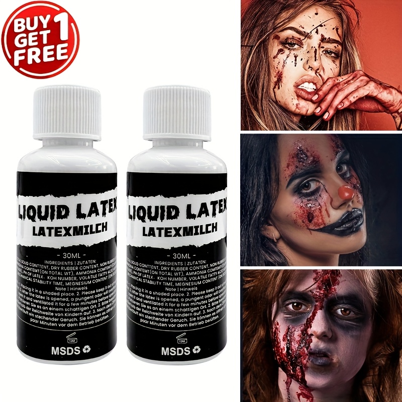 2pcs Liquid Latex Halloween SF - مراجعة Body Paint Sfx وسعره