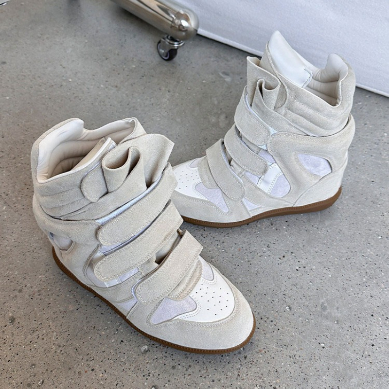 Fashionable Wedge Sneakers Gen - مراجعة Velcro Hook Loop وسعره
