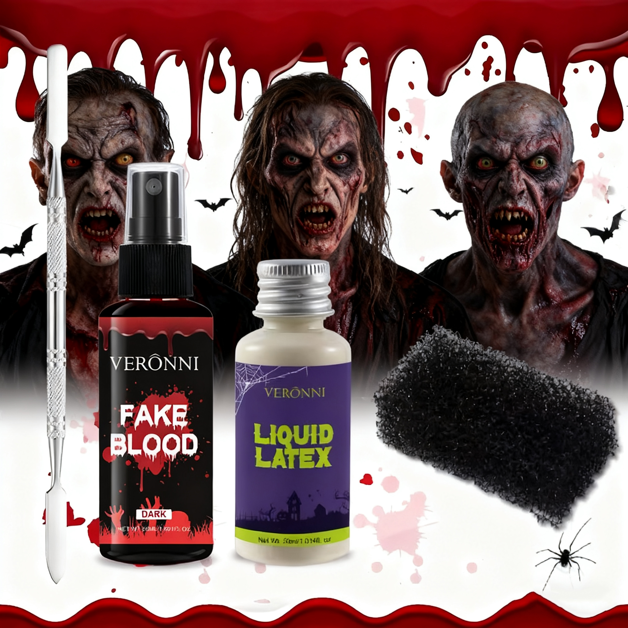 Liquid Latex SFX Makeup Kit wi - مراجعة Body Paint Sfx وسعره
