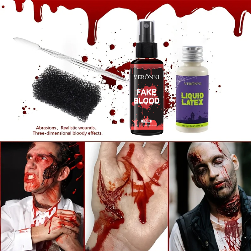 Liquid Latex SFX Makeup Kit wi - مراجعة Body Paint Sfx وسعره