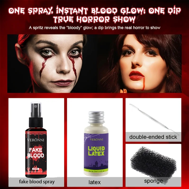 Liquid Latex SFX Makeup Kit wi - مراجعة Body Paint Sfx وسعره
