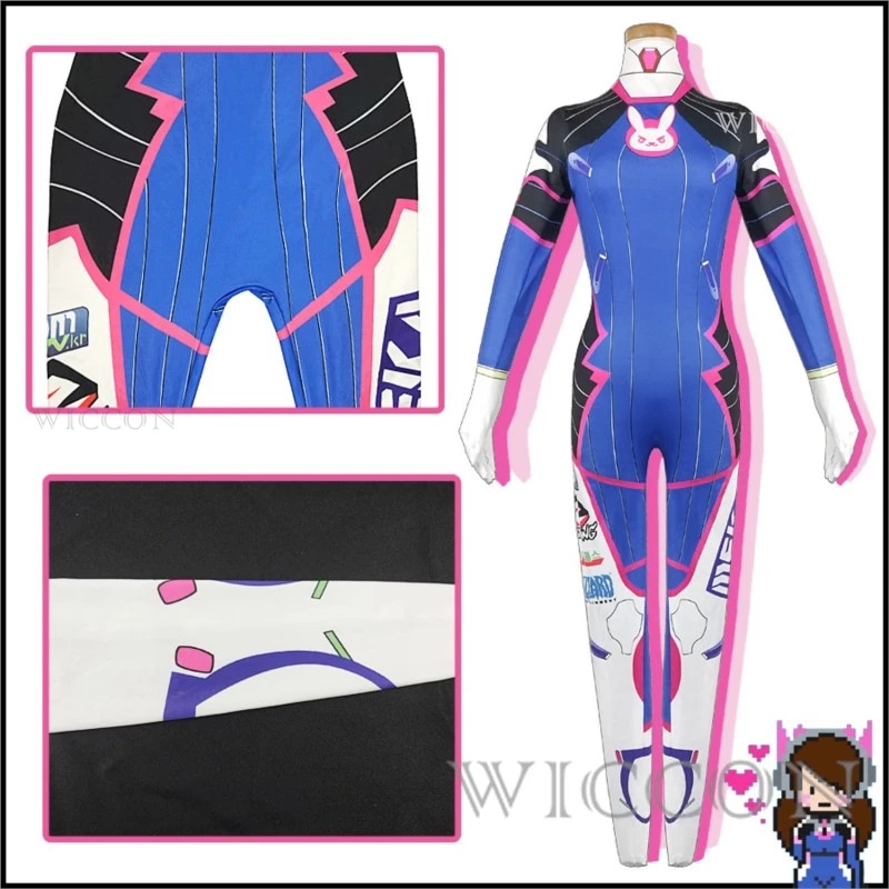 2025 11 Anime Woman Jumpsuit T - مراجعة Dva Cosplay Prop وسعره