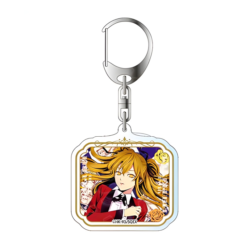 Kakegurui Anime Acrylic Pendan - مراجعة Cosplay Prop Painting وسعره